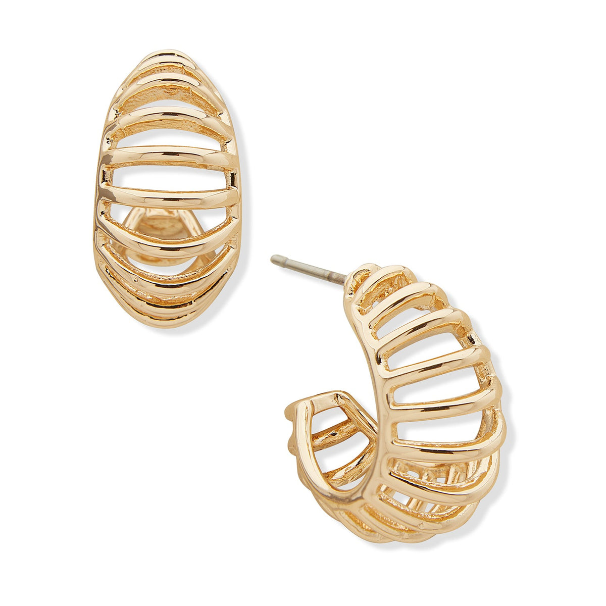 COIL HOOP EARRINGS