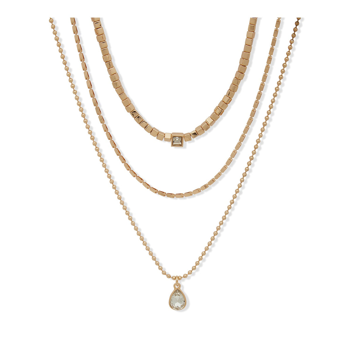 TRIPLE PENDANT NECKLACE