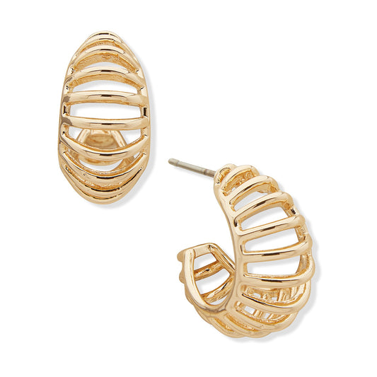 COIL HOOP EARRINGS