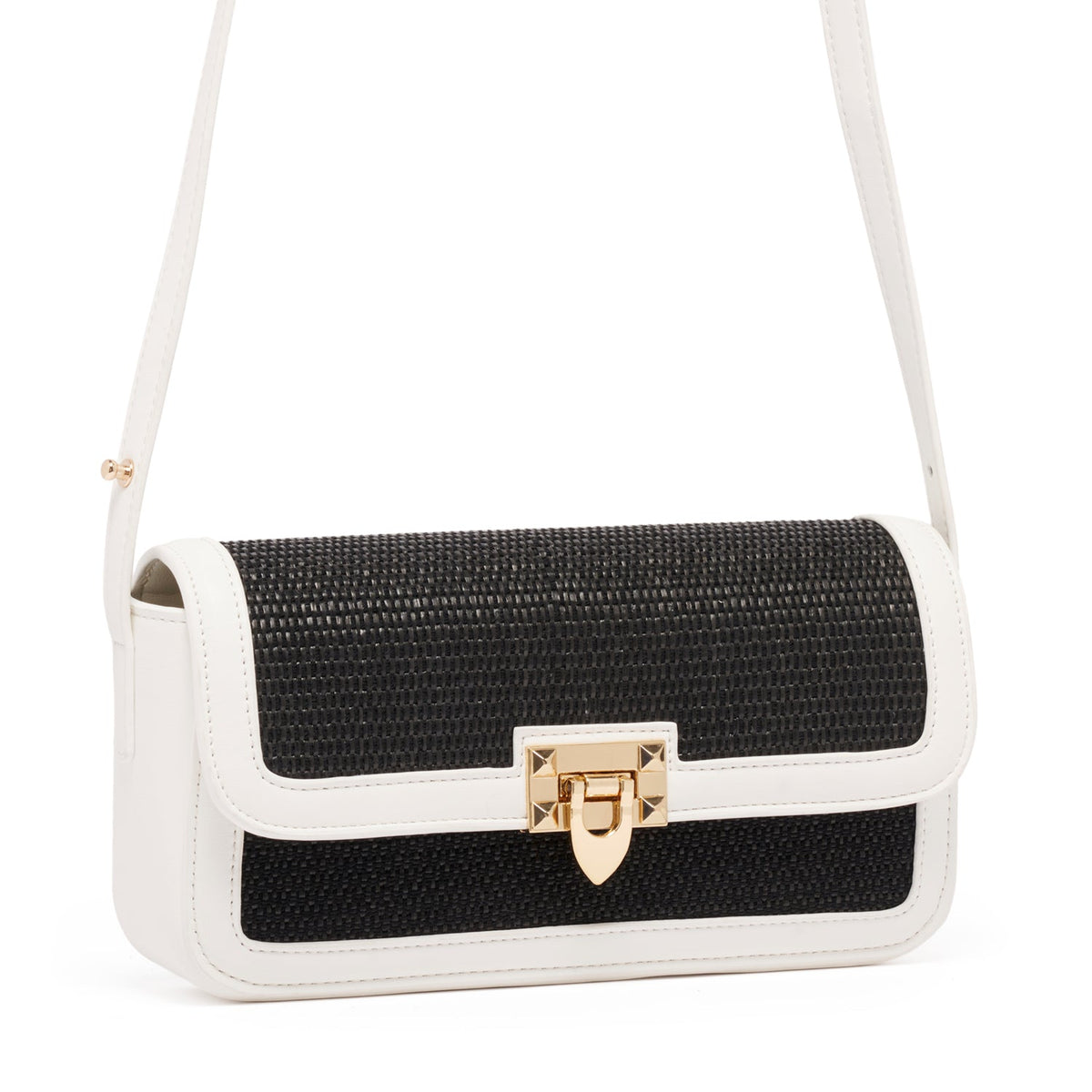 TWO TONE BORDER BAG
