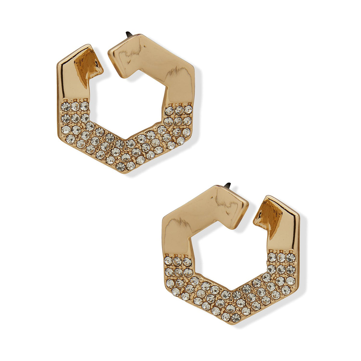 SHAPE HOOP EARRINGS