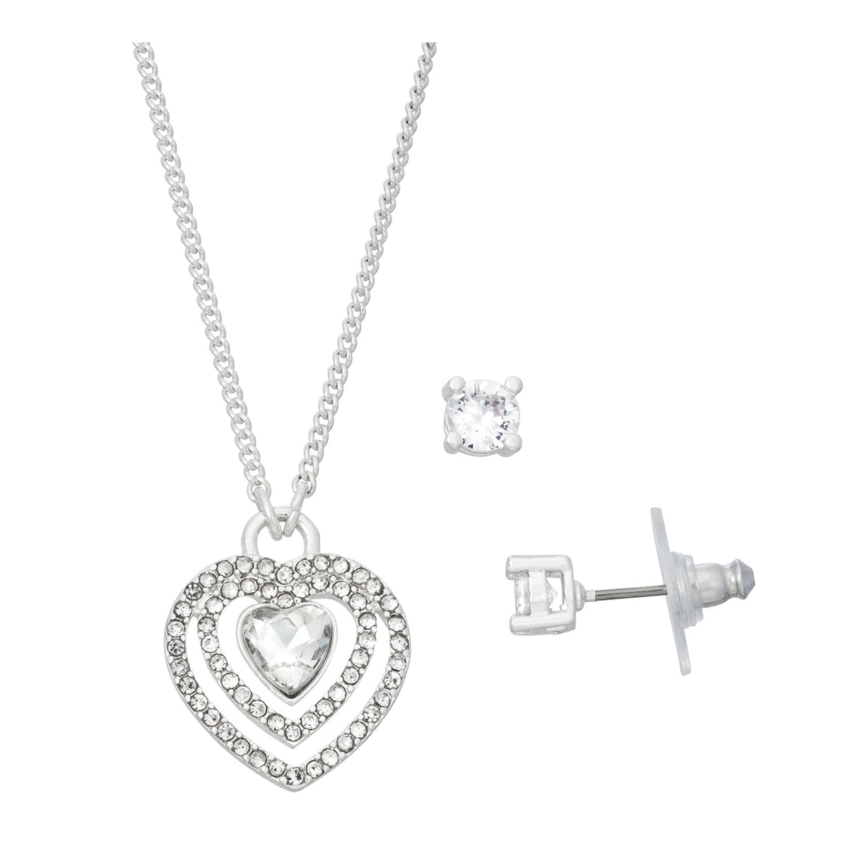 HEART NECKLACE SET