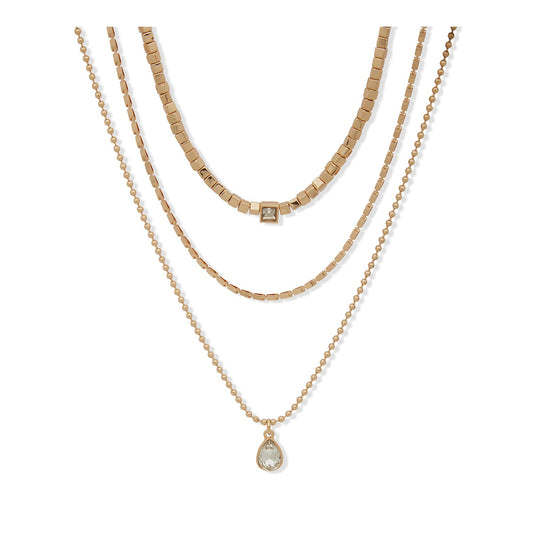 TRIPLE PENDANT NECKLACE